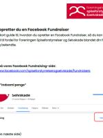 Forside af guide til at oprette en Facebook Fundraiser